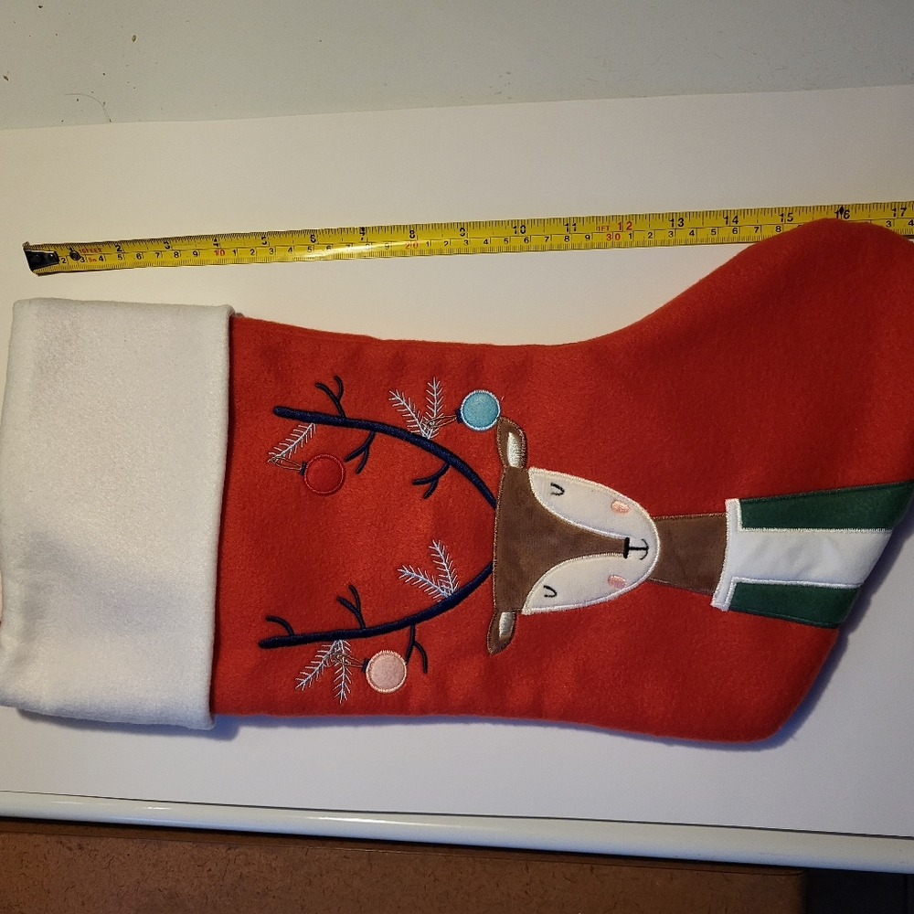 FREE with any CHRISTMAS Deco Item - Reindeer Stocking - Picture 9 of 10